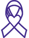 Show your support logo. This is a breast cancer banner with a heart in it. 